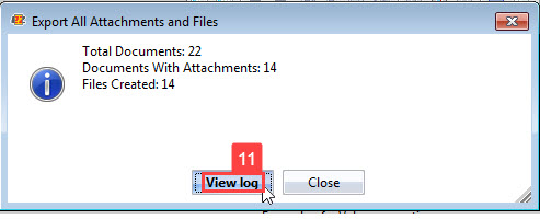 Export all files and attachments from a selection of documents - IBM ...