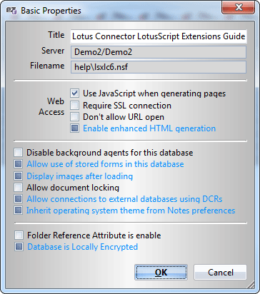 Dynamic property editing dialogs