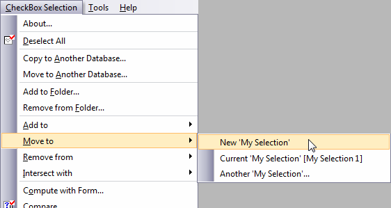 New ‘My Selection’ virtual folder functionalities