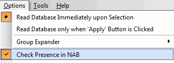 'NAB Presence Checker enabled