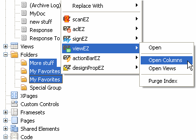 Access Ytria tools inside Domino Designer 